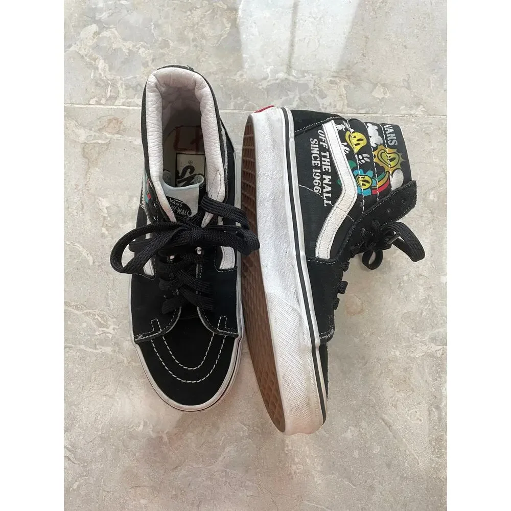 Vans Project X Better Day SK8-Hi Skate Shoes Mens 4.5 Womens 6 Black White